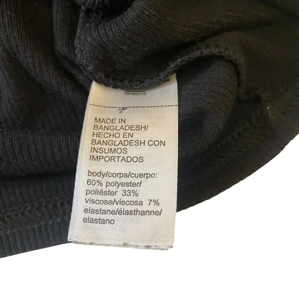 Women's CALVIN KLEIN Sleep XL Henley Shirt Long Sleeve Waffle Knit 3 Buttons